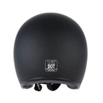 Motorcycle Matte Black 3/4 Open Face Moto Scooter DOT Adult Helmet Sun Visor Size S M L XL