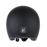 Motorcycle Matte Black 3/4 Open Face Moto Scooter DOT Adult Helmet Sun Visor Size S M L XL