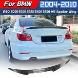 For BMW E60 520i 530i 535i 540i 550i M5 2004 2005 2006 2007 2008 2009 2010 Rear Spoiler Trunk Roof Boot Lip M4 Style Body Kit