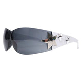 Designer Wraparound Sunglasses: Unisex Punk Style