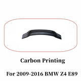 For 2009-2016 BMW Z4 E89 R Style FRP Materia Black carbon Rear Trunk Lid Car Wings Ducktail Lip Spoiler Accessories part