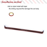 Carbon Fiber / FRP Car Rear Roof Raicng Spoiler Wing Lip for Lexus GS450 GS350 F Sport 2013 - 2015 Rear Roof Spoiler Top Wing