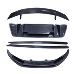 Carbon Fiber Front Lip Rear Diffuser Rear Spoiler for Audi R8 2017-1019 Carbon Fiber Body Kit Front Bumper