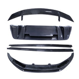 Carbon Fiber Front Lip Rear Diffuser Rear Spoiler for Audi R8 2017-1019 Carbon Fiber Body Kit Front Bumper