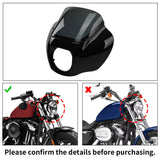 Headlight Fairing Windshield & Bracket Fit For Harley Softail Standard Street Bob Low Rider FXST FXBB FXLR 2018-2024