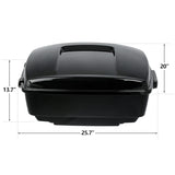 King Pack Trunk Mount Rack Fit For Harley Tour Pak Touring 14-24 Gloss Black