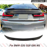 Carbon Fiber Car Trunk Racing Spoiler for BMW 3Series G20 G28 G80 M3 320i 330i 2018-2023 Rear Spoiler Wing Lip Factory Outlet