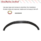 Dry Carbon Car Front Bumper Lip Spoiler for BMW 8 Series G14 G15 G16 M Sport 2018 - 2022 Car Front Lip Spoiler Splitters