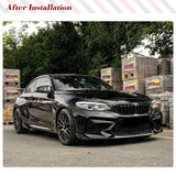 Carbon Fiber / FRP Side Skirts Splitters Cupwings Winglets Canards Apron For BMW 2 Series F87 M2 M2C Competition 2016 - 2020