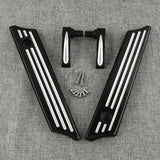 Motorcycle Saddlebag Latch Covers Lid Lifters For Harley Touring Street Electra Glide FLHR FLHT FLHX 2014-2024