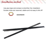 Carbon Fiber/ABS Glossy Black Side Skirts Extension Apron for BMW 4Series F32 F33 M Sport Coupe Convertible 2Door 2014-2017