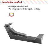 Carbon Fiber Rear Racing Spoiler for Cadillac CTS Coupe 2009-2015 Custom Parts Trunk Lip Spoiler Rear Wing Spoiler HighKick Lip