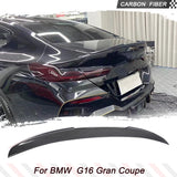 Carbon Fiber Rear Trunk Spoiler Wing for BMW 8 Series G16 4 Door 2018-2021 Car Trunk Boot Lip Wing Spoiler  Body Kit Ducktail