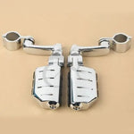 Universal Highway FootPeg Footrest For Harley 32MM Engine Guard Crash Bar Chrome Kawasaki Suzuki Bar motorcycle