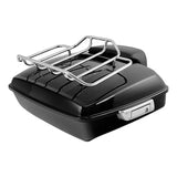 Motorcycle Chopped Pack Trunk Rack Backrest For Harley Tour Pak Touring Road King 2014-2023