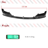 Car Front Bumper Lip Spoiler Splitters for BMW F06 F12 F13 M Tech M Sport 2012 - 2016 Carbon Fiber / FRP Black Auto Chin Spoiler