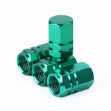 Tire Valve Stem Caps Decorative Tires Accessories Aluminum Alloy Nipple Wheel Caps For Cars Motorcycles Bicycle Cover Dustproof