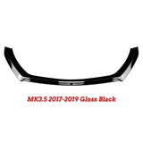 Front Bumper Splitter Lip Diffuser Tuning Plastic Spoiler Accessories Body Kit Front Shovel For Seat Leon 3 MK3 MK3.5 2012-2019