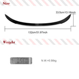 Carbon Fiber Trunk Racing Spoiler fits for BMW 6 Series F12 640i 650i M6 Convertible 2013-2018 Rear Boot Lid Highkick Wing Lip