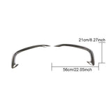 For Audi A5 Sline S5 2012 - 2016 Front Bumper Fog Lamp Canards Fins Vent Trims Splitters Carbon Fiber