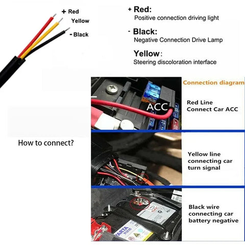2pcs LED DRL Car Daytime Running Light Flexible Waterproof 45cm Auto Headlights Ice Blue Turn Signal Yellow Brake Flow Light 12V
