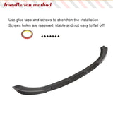 Car Front  Bumper Lip Spoiler for BMW i3 I01 Hatchback I3 2018 - 2020 Carbon Fiber Front Bumper Lip Chin Spoiler Car Body Kits