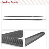 Carbon Fiber Car Side Skirts Extension Lip For Mercedes-Benz E Class C238 A238  E200 Sport 2017 2018 Car Molding Trim