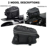 For Harley Sportster S 1250 RH1250 Nightster 975 RH975 2021 2022 Motorcycle Waterproof Tail Bags Back Seat Bags Kit Travel Bag