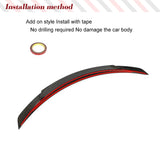 Carbon Fiber Rear Trunk Spoiler Wing for Mercedes-Benz E Class C238 E400 E53AMG Coupe 2017-2019 Rear Boot Lid Wing Spoiler