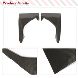 For BMW F87 M2 2016 2017 2018 Car Front Bumper Upper Splitters Lip Fog Lamp Cover Trim Canards Fins Winglets Dry Carbon Fiber