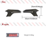 Car Front Bumper Splitters for BMW F90 M5 2018 2019 Carbon Fiber Front Bumper Lip Spoiler Fins Flaps Winglets Apron Body Kits