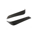 For Tesla Model X 2016-2018 Carbon Fiber Car Trunk Bumper Canards Air Vent Trim Stripes Cover Stickers Splitters Car Styling