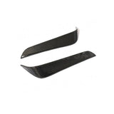 For Tesla Model X 2016-2018 Carbon Fiber Car Trunk Bumper Canards Air Vent Trim Stripes Cover Stickers Splitters Car Styling