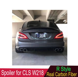 Real Carbon Fiber Rear Boot Trunk Spoiler Duck tail for Mercedes CLS Class W218 C218 2012-2018 CLS350 CLS400