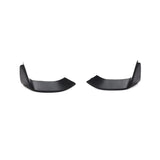 Real Carbon Fiber Front Bumper Canards for BMW 3 Series F80 M3 4 Series F82 F83 M4 2012 - 2018 Front Bumper Splitters FRP Black