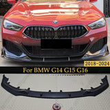 Car Front Chin Guard Cover For BMW 8 Series G14 G15 G16 M-Sport 840i 840d M850i 2018-2024 Bumper Splitter Spoiler Diffuser Kits