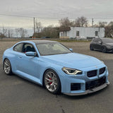 Car Front Bumper Lip Spoiler Side Skirt Rear Diffuser Bodikit for BMW G87 M2 Base Coupe 2-Door 2022+ R4 Style Dry Carbon Fiber