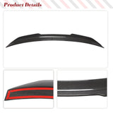 Carbon Fiber Rear Racing Spoiler for Audi 4-Door A5 Base/Sline S5 B9 2018-2024 High Kick Duckbill Rear Spoiler Wing Body Kits