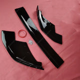 Gloss Black M35i Style Front Bumper Splitter Lip Spoiler Diffuser For BMW X2 iX2 U10 20i 20d 18d M Sport 2024 2025 Tuning