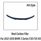 M3 M4 MP PSM Style Carbon Fiber Rear Trunk Lid Boot Ducktail Lip Spoiler Wings For BMW 3 Series F30 F35 320i 325i 330i Tuning