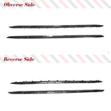 Carbon Fiber Car Side Skirts Lip Aprons for Mercedes-Benz GLA Class GLA45 AMG GLA200 GLA250 2015 2016 Side Skirts Extension Lips