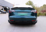 Rear Bumper Lip Chin Spoiler Bodykit For Tesla Model 3 Rear Bumper Lip Diffuser Splitters Spoiler