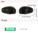 Car Side Rear Mirror Cover Sticker For Nissan 350Z Z33 2003-2009 Prepreg Dry Carbon Fiber Rear View Mirror Cover Caps Add On