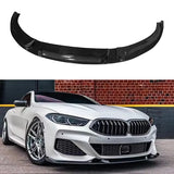 For BMW 8 Series G14 G15 G16 3D Style Carbon Fiber Car Front Bumper Diverter Spoiler Diffuser Front lip chin body kit