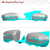 Dry Carbon Fiber Car Mirror Cover Caps for BMW 3 4 5 6 7 8Series G20 G22 G30 G14 G16 2020-2022 Replacement Style Mirror Cover