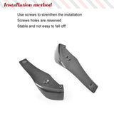 Carbon Fiber Front Bumper Lip Canards Splitters Flaps for BMW F80 M3 F82 F83 M4 2014 - 2018 Car Side Skirts Bumper Extention Lip