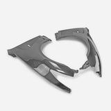 Carbon Fiber Fibre Bumper Front Fender Vents For Infiniti G37 Coupe 2-Door 2008-2015