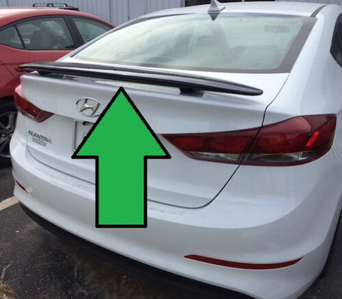 PAINTED FOR HYUNDAI ELANTRA ABS Plastic Spoiler Wing 2017-2020 ANY COLOR