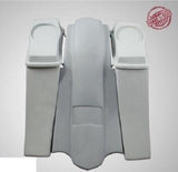 6″ Heritage Softail Out & Down Extended Saddlebags Speaker Lids Fender No Cutout