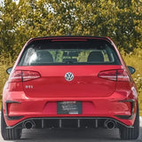 For VW Golf Mk7 Golf 7 GTI GTD R R-Line TSI TDI 2012-2020 TCR Style Rear Valance Car Rear Bumper Diffuser Spoiler Bodykit